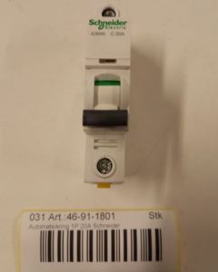 Automatic fuse 1P 20A Schneider
